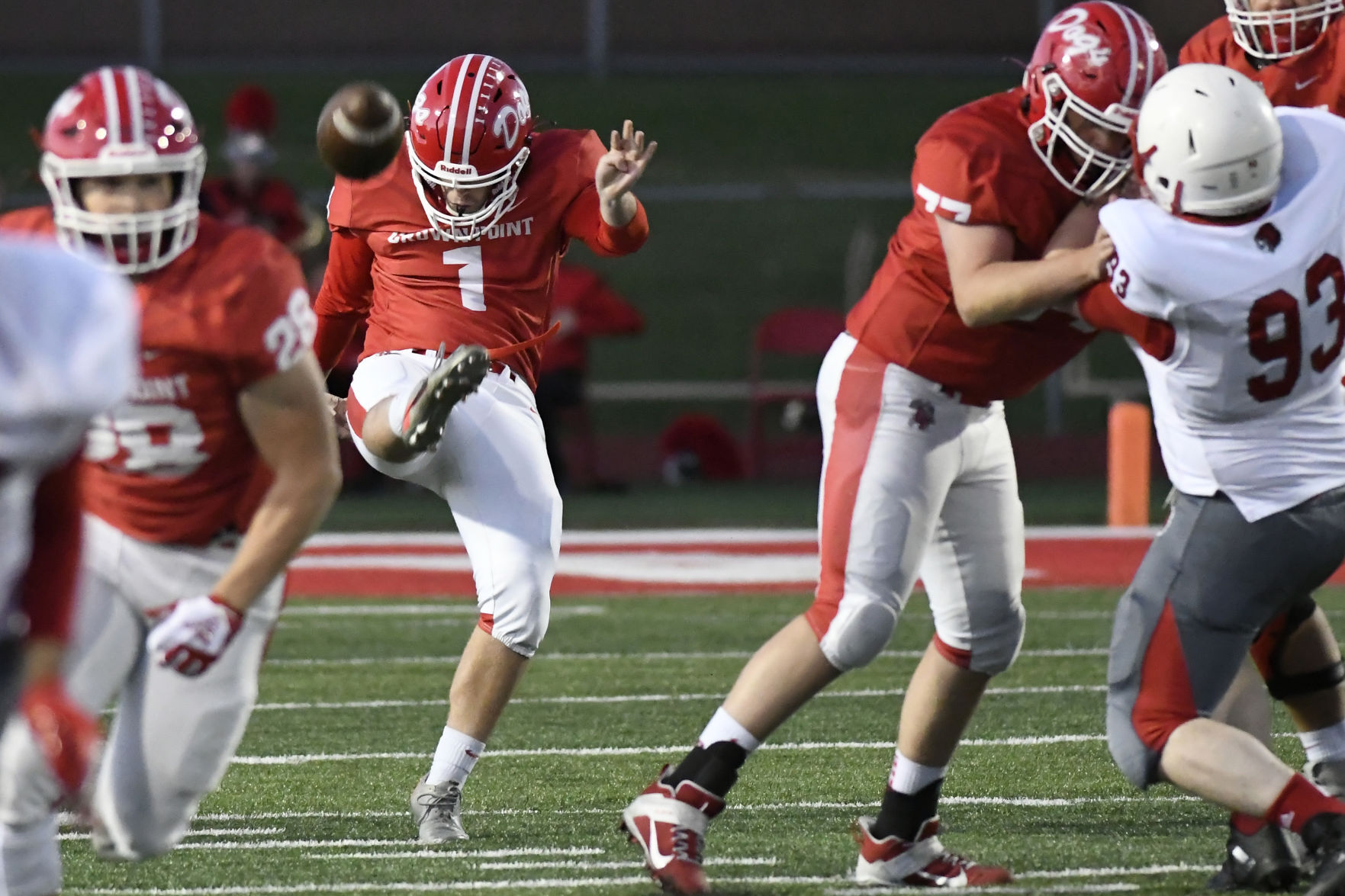 Portage at Crown Point football